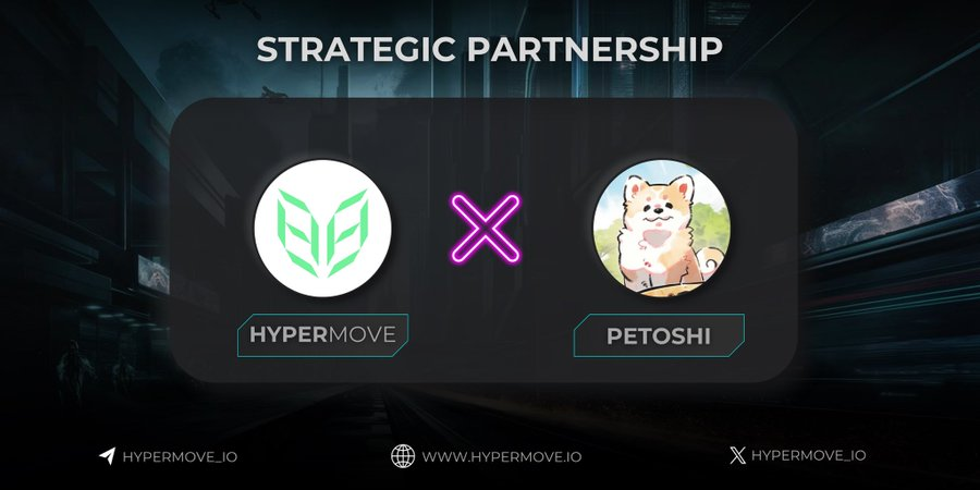 SmartCryptoNew1's tweet photo. ๐งฟ @hypermove_io and @Petoshi_Blast cemented their partnerships!
๐งฟ#Petoshi and #HyperMove are poised to transform the gaming ecosystem, elevating user experience and creating more enjoyable interactions
๐ฝ VISIT
https://t.co/XusnDKRIVD
#SCN1 https://t.co/oNxmzblQFo