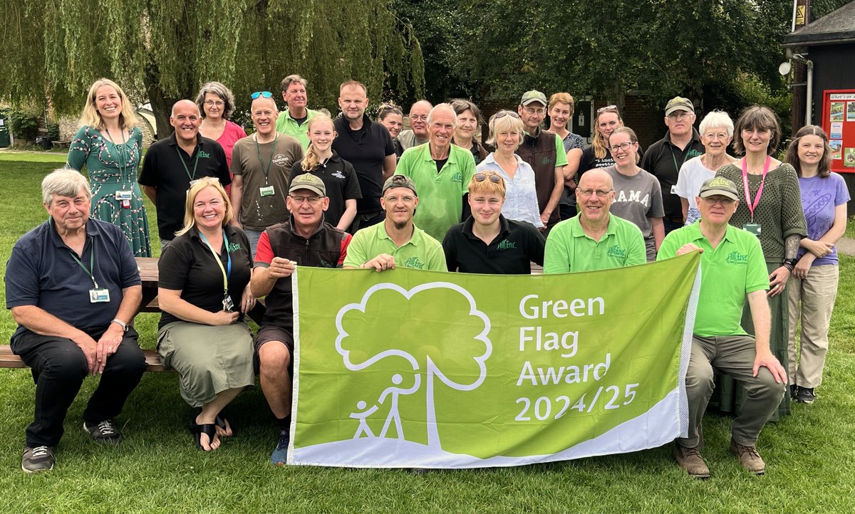 We’re very proud to have been awarded the <a href="/GreenFlagAward/">GreenFlagAward</a> 2024-25! A huge well done to the site team and our wonderful volunteers who care for Hill End with such dedication – allowing schools, and all our visitors, to enjoy our beautiful outdoor spaces #GFA2024 #LoveParks