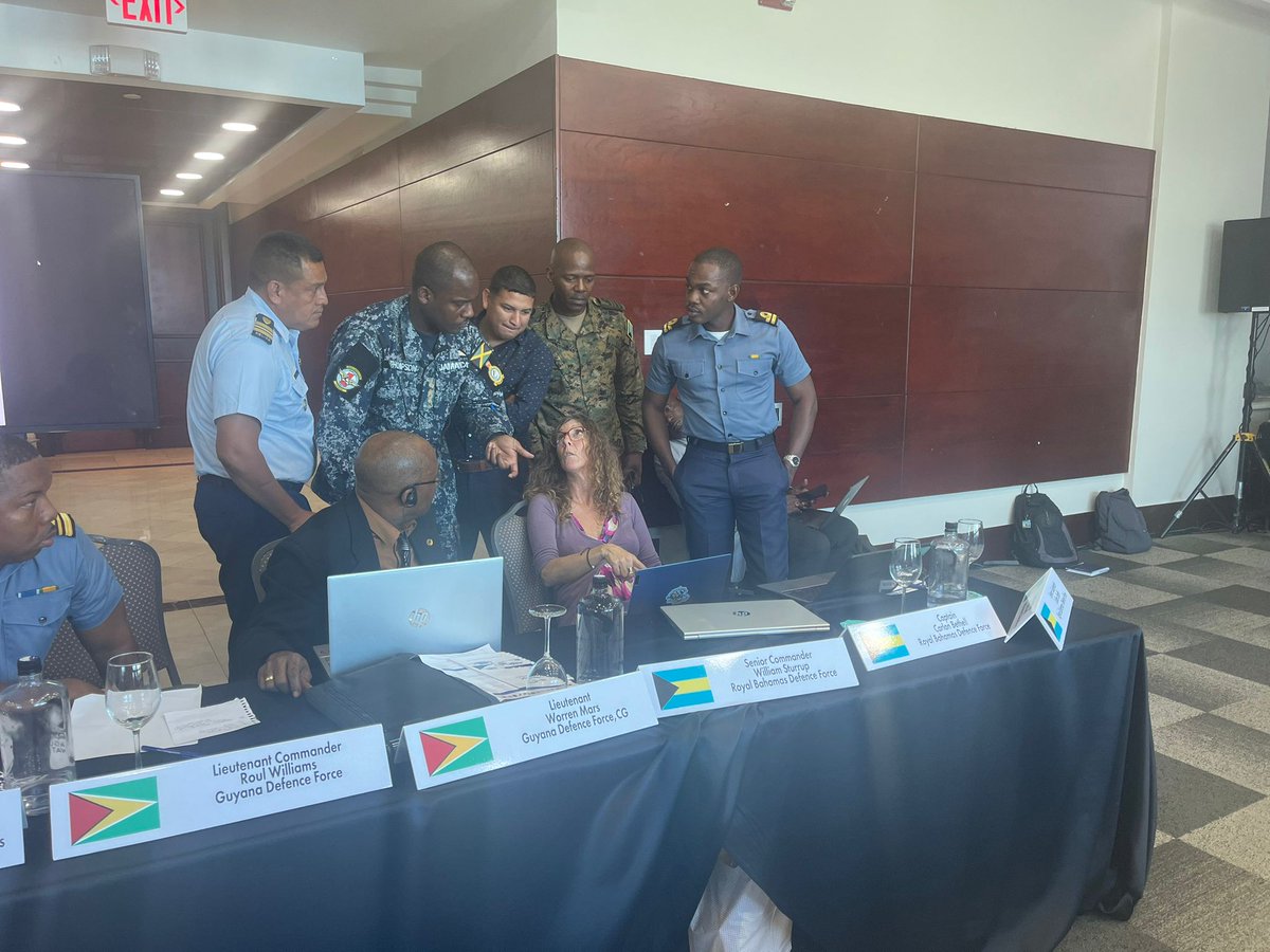 UNODC_MCP's tweet image. @UNODC_MCP thanks to @GAC_Corporate hosted the 3rd Caribbean Forum on Maritime Crime 2024 .Practical workshop on the use of emerging technologies and remote sensors for MLE operations 
#SIMCI
🇧🇸🇧🇧🇧🇿🇨🇴🇨🇷🇨🇴🇩🇴🇪🇨🇬🇾🇭🇹🇯🇲🇸🇷🇸🇷🇹🇹🇨🇦