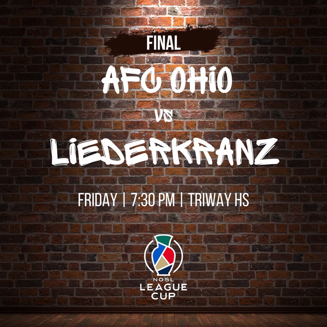 The Stimulus League Cup Final is tomorrow night and both teams are eager to close out the season with a trophy. Who you got?