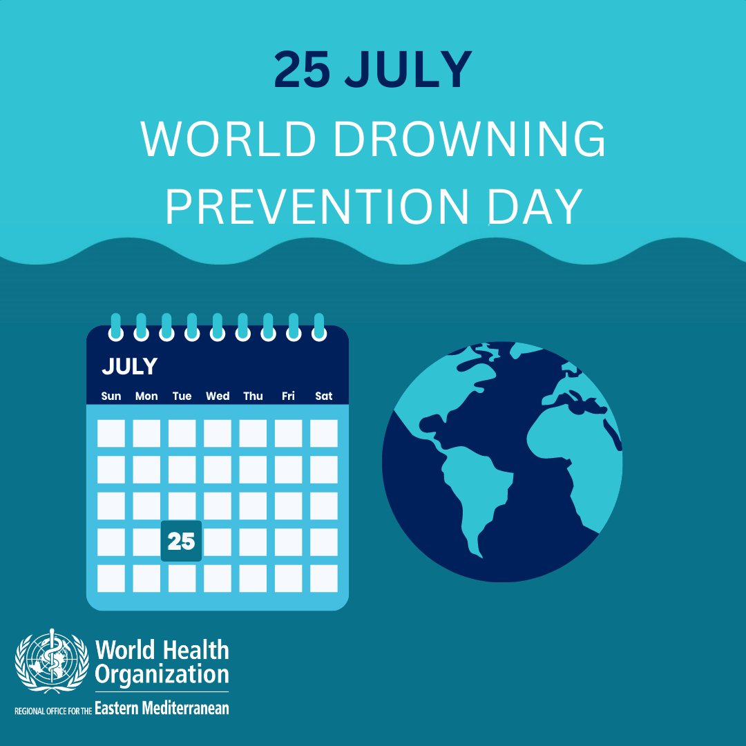 CSBCCANADA's tweet image. Today is World Drowning Prevention Day. Today is a day to raise awareness of the importance of drowning prevention and the need for urgent action around the world as a collective to improve water safety and reduce preventable deaths and injuries.

#NDPW2024