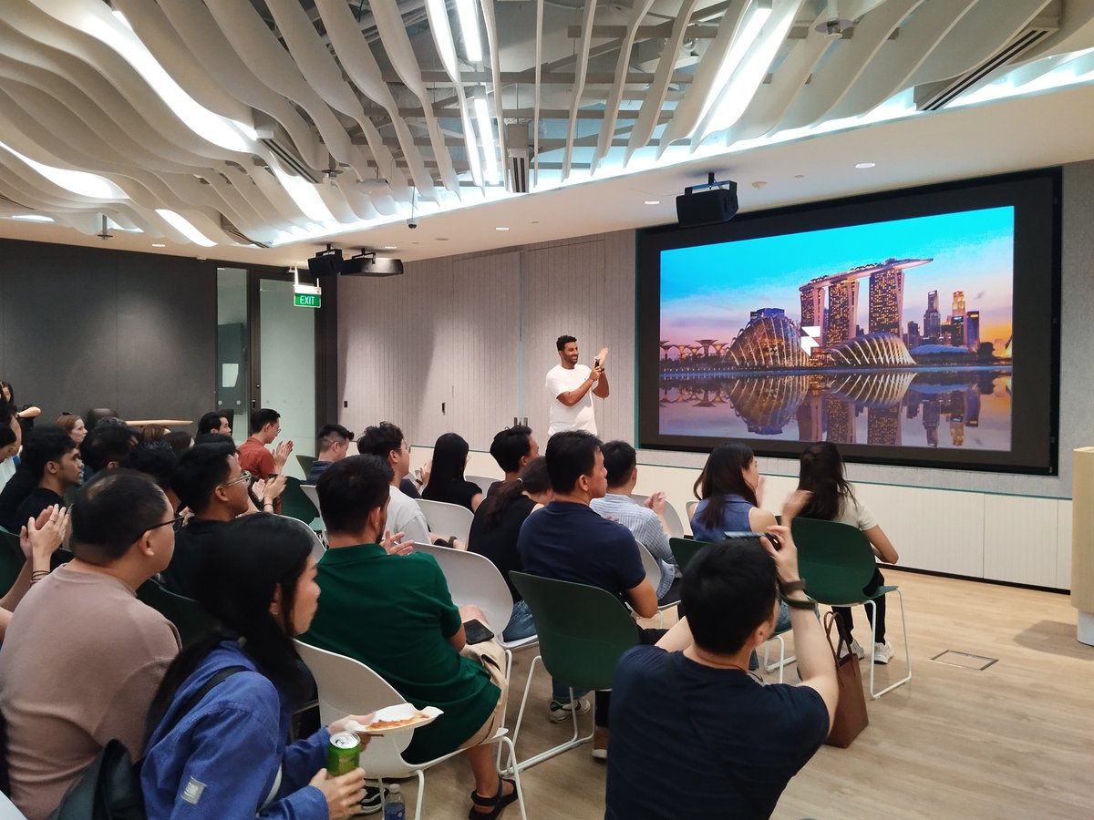 Baskaran @ CloseFuture (@baskaran1073) on Twitter photo <a href="/Framer/">Framer</a> Singapore Meetup was 🔥
It was great to catch up with the Framer team: <a href="/aroagilbo/">Aroa Gil</a>, <a href="/mo_connection/">Mohammad Khan</a>, <a href="/ClementLIONNE/">Clément Lionne</a>, <a href="/heyeaslo/">Easlo</a> (the notion guy), and many more Framer enthusiasts from across Asia.
✅ Learned that Framer is not a new startup (it's been around for ~10 <a href="/Framer/">Framer</a> Singapore Meetup was 🔥
It was great to catch up with the Framer team: <a href="/aroagilbo/">Aroa Gil</a>, <a href="/mo_connection/">Mohammad Khan</a>, <a href="/ClementLIONNE/">Clément Lionne</a>, <a href="/heyeaslo/">Easlo</a> (the notion guy), and many more Framer enthusiasts from across Asia.
✅ Learned that Framer is not a new startup (it's been around for ~10