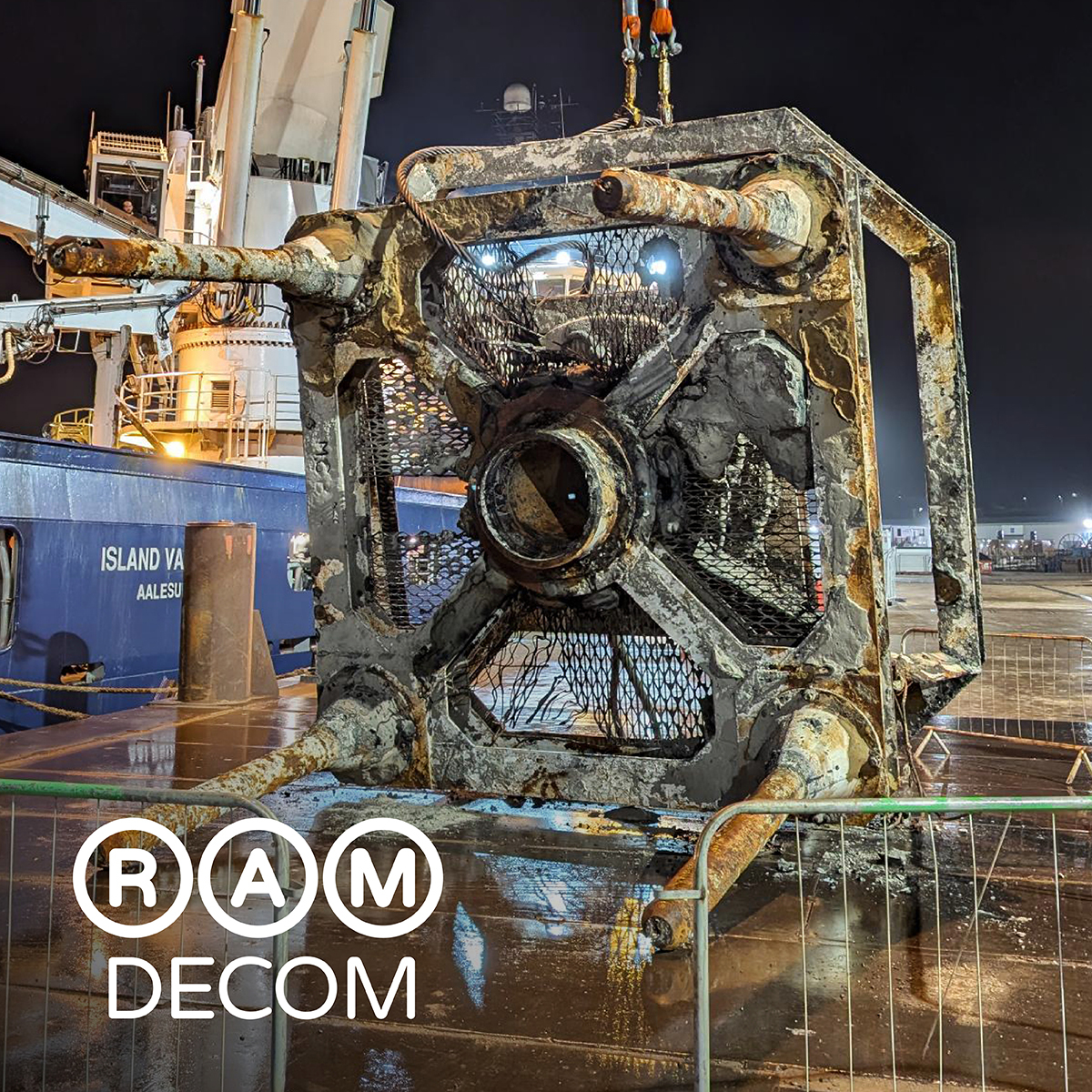 Here at RAM Decom we’re known for our flexibility and responsiveness, and this recent job is a great example.

Wellhead protection structures weighing 23 tonnes were safely decommissioned at very short notice at the port of Montrose, completing the job within 24 hours.

#RAMDecom