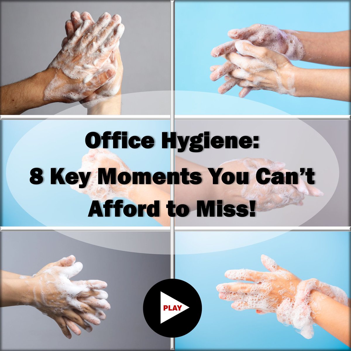 AAASolutions's tweet image. Join us on a journey through the day, highlighting crucial hygiene moments. Grab your popcorn and hand sanitizer and watch the video to keep your workspace clean and germ-free! #OfficeHygiene #GermBusting