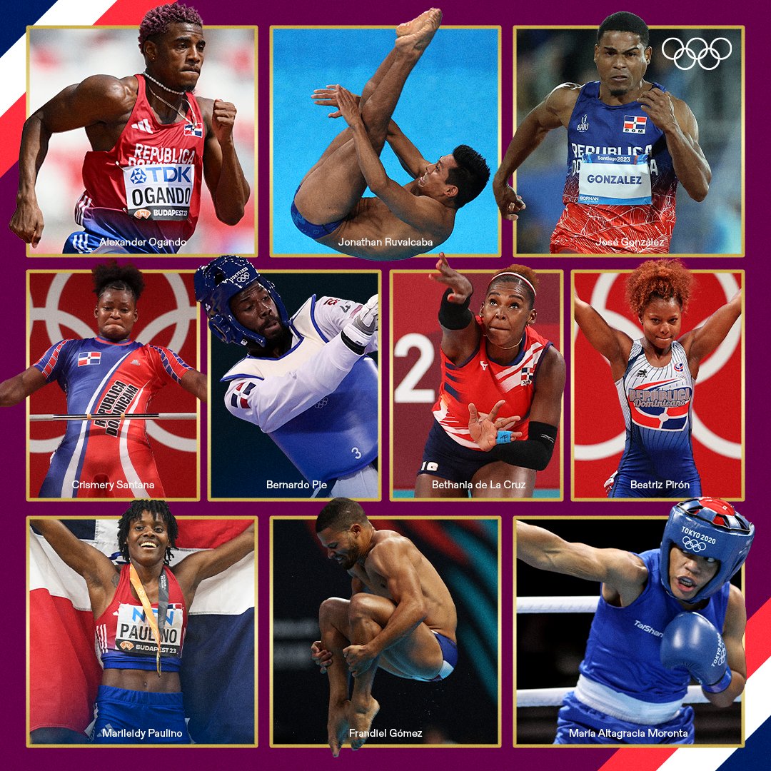 ¡HOLA, REPÚBLICA DOMINICANA! 😀

La delegación dominicana ha ganado medallas en las últimas 5️⃣ ediciones de los #JuegosOlimpicos desde Atenas 2004 hasta Tokyo 2020. 🥇 🥈 🥉 

¿Qué atleta 🇩🇴 crees que se subirá al podio en #Paris2024? 👇 

<a href="/COLIMDO/">Comité Olímpico Dominicano</a>