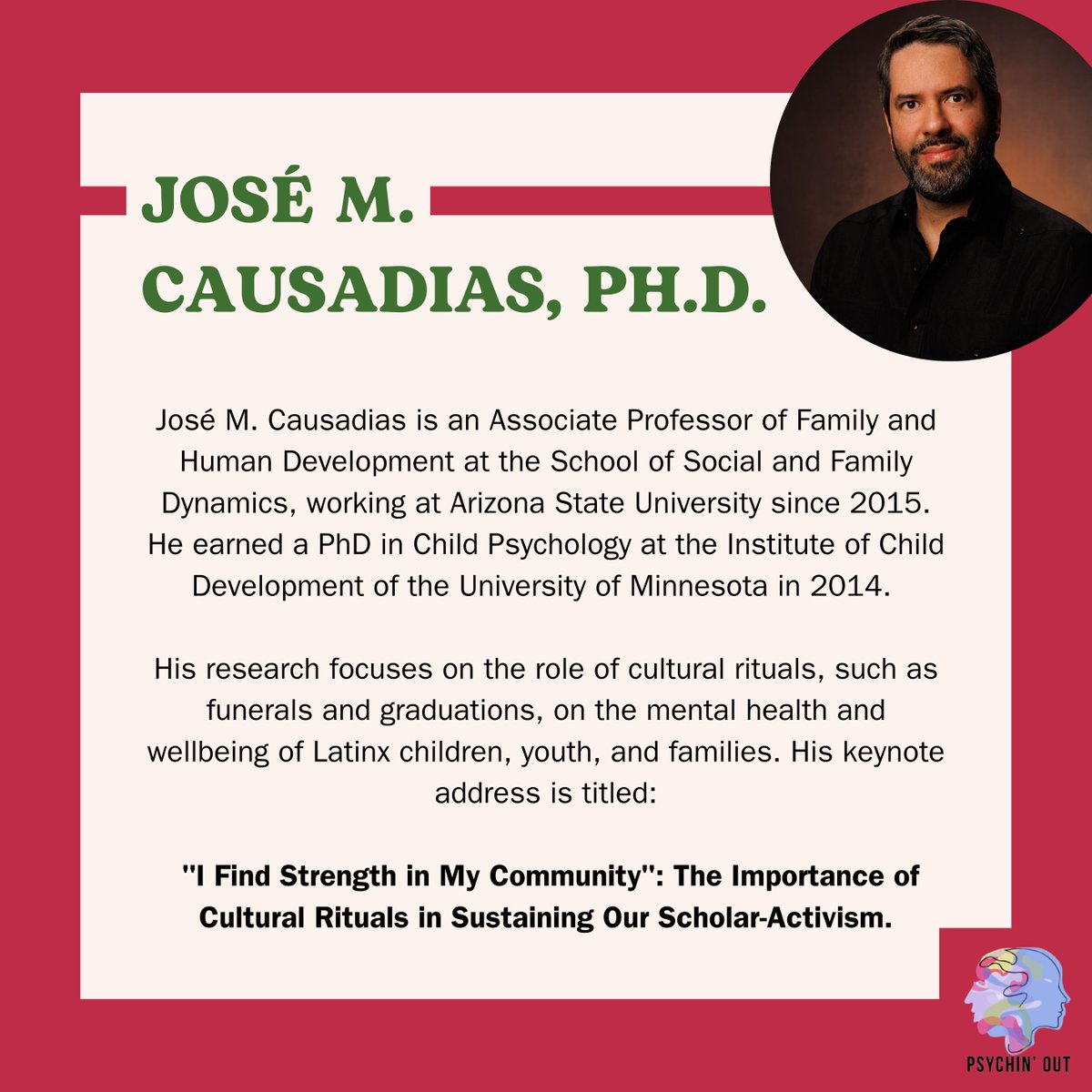 We’re honored and thrilled to feature Dr. Causadias as our keynote speaker this year! 🎉

He’ll be delving into the importance of cultural rituals in sustaining scholar-activism 📚

✨ Don’t miss out! Register via 🔗bit.ly/PPJ2024REGISTR… by today; 25th July, 11:59PM EST

RSVP