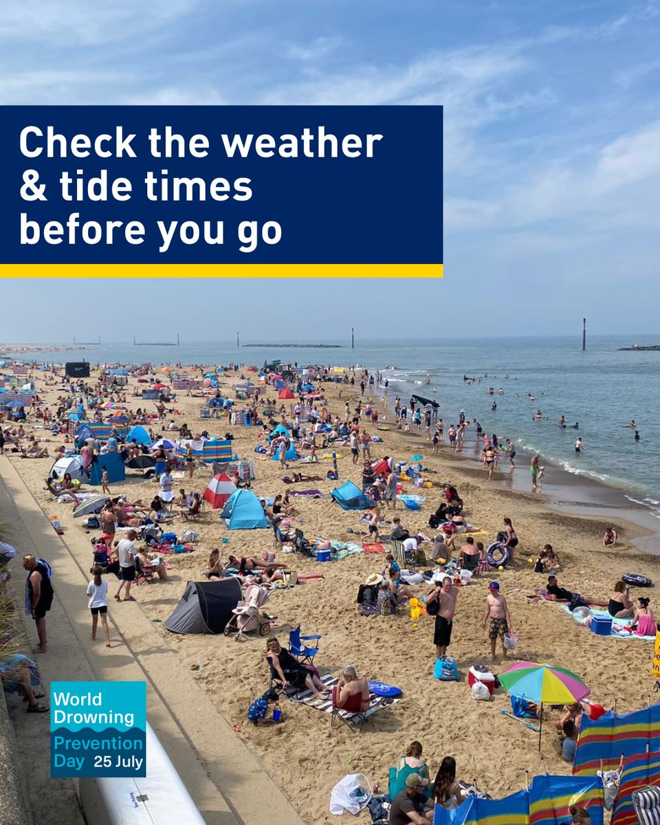 Be a lifesaver this #WorldDrowningPreventionDay when you share our #WaterSafety advice. Share and save this post now 👍

Find your nearest lifeguarded beach: rnli.social/LGBeaches 

In an emergency call 999 or 112 and ask for the coastguard.

#FloatToLive #BeachSafety #RNLI