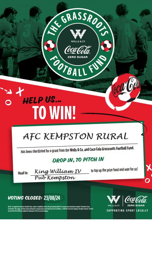 KempstonRural's tweet photo. Do the right thing. Vote for the Rural. In a referendum which doesnt want to make you pull your teeth out #UpTheRural #Kempston #Bedford #SupportLocalFootball https://t.co/TZgV8mJwzc