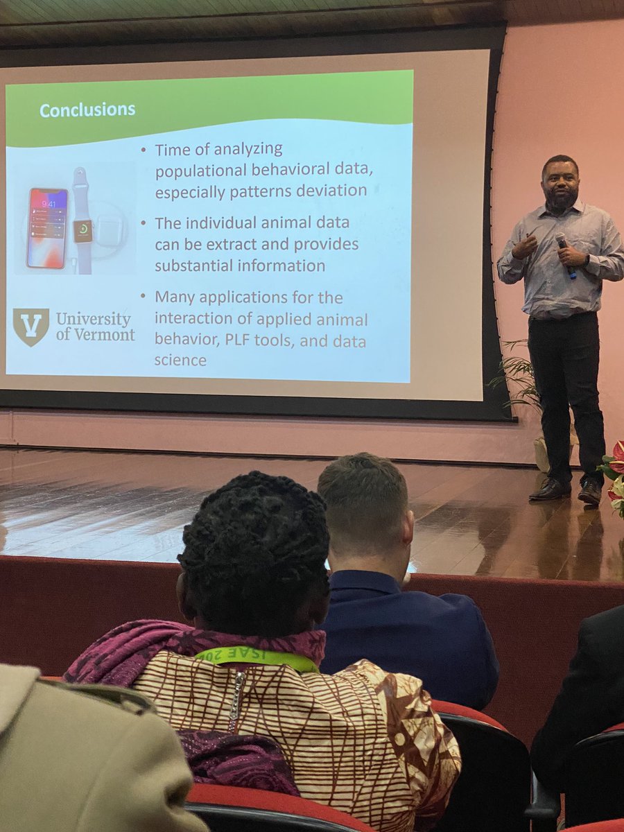 MariaRorvang's tweet photo. Very cool plenary of day 3 of #isae2024 by asso Prof Joao Costa @juaohcc #costaslab
Using automatic data to extract individual differences and to get better at addressing the individual rather than the average 👏🏼 Very interesting research!
#plf #personality #dairyscience https://t.co/jX9stQPdAi