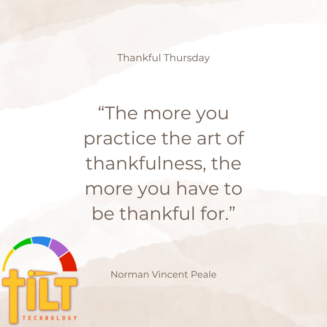It's thankful Thursday. What are you thankful for today?