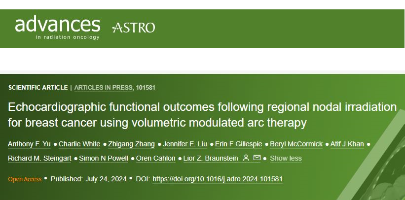 Memorial Sloan Kettering Radiation Oncology (@msk_radonc) on Twitter photo 🫀☢️New #CardioOnc for #breastcancer Dr <a href="/LiorBraunstein/">Lior Braunstein</a>: VMAT for left-sided #bcsm RNI yielded no significant early decrement in echocardiographic parameters of cardiac function. No pt exhibited significant LVEF changes or sustained decrements in strain.
advancesradonc.org/article/S2452-… 🫀☢️New #CardioOnc for #breastcancer Dr <a href="/LiorBraunstein/">Lior Braunstein</a>: VMAT for left-sided #bcsm RNI yielded no significant early decrement in echocardiographic parameters of cardiac function. No pt exhibited significant LVEF changes or sustained decrements in strain.
advancesradonc.org/article/S2452-…