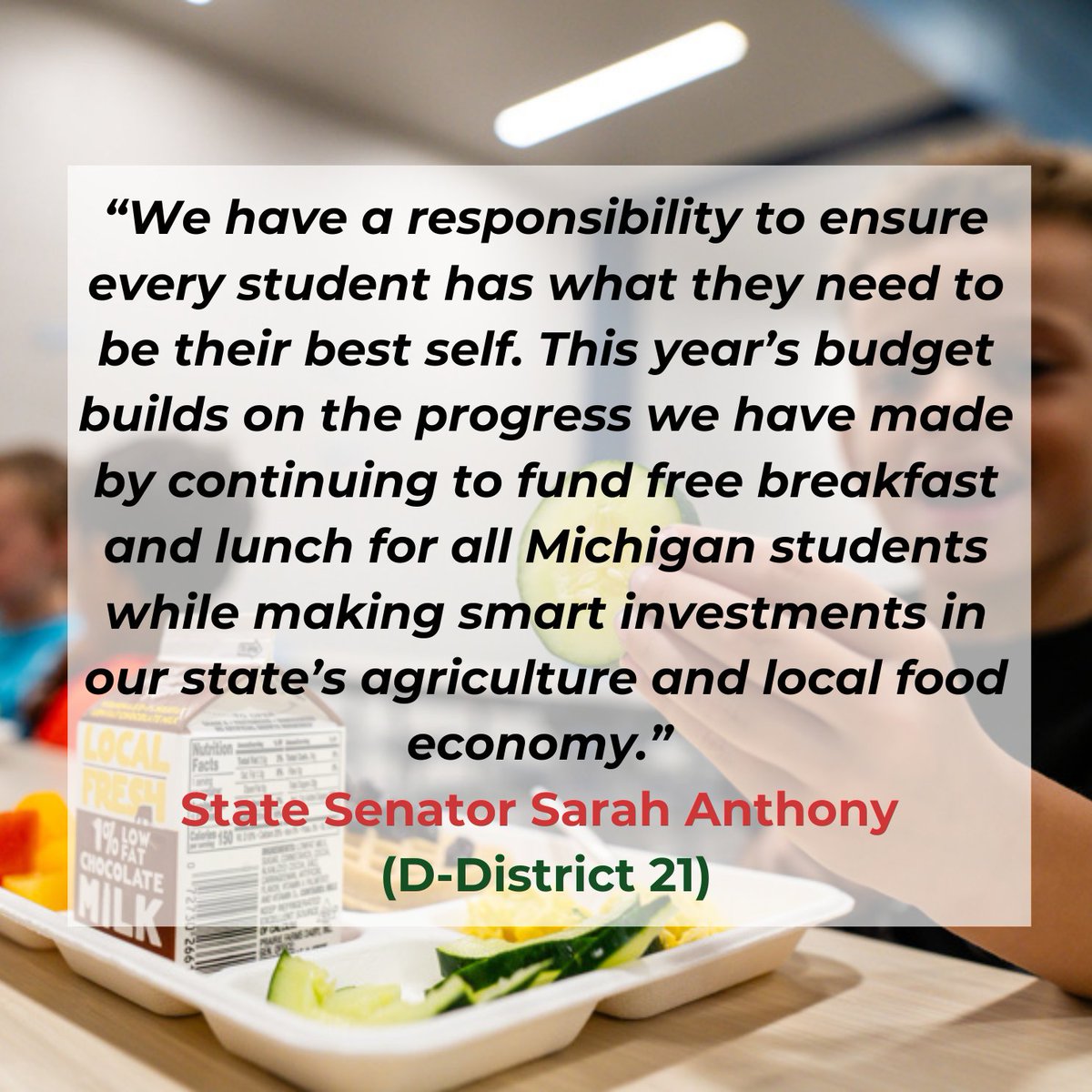 10 Cents a Meal Budget Passed for FY ’25 with New Program Options!