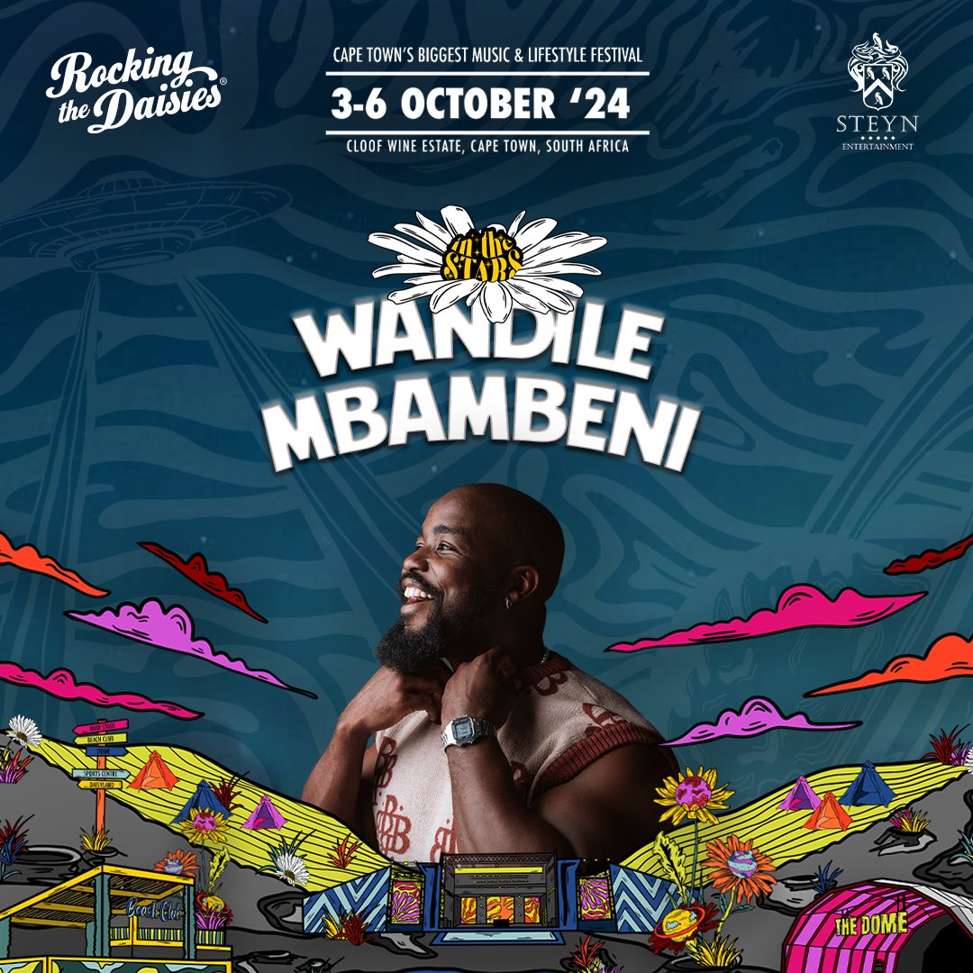 Rocking the Daisies (@rockingthedaisy) on Twitter photo Please welcome the incredible <a href="/WandileMusic/">wandilembambeni</a> , a singer-songwriter recognised for his distinctive blend of Soul, African folk, folk-country, and Indie. ✨
#rockingthedaisies #daisies2024 #steynentertainment Please welcome the incredible <a href="/WandileMusic/">wandilembambeni</a> , a singer-songwriter recognised for his distinctive blend of Soul, African folk, folk-country, and Indie. ✨
#rockingthedaisies #daisies2024 #steynentertainment