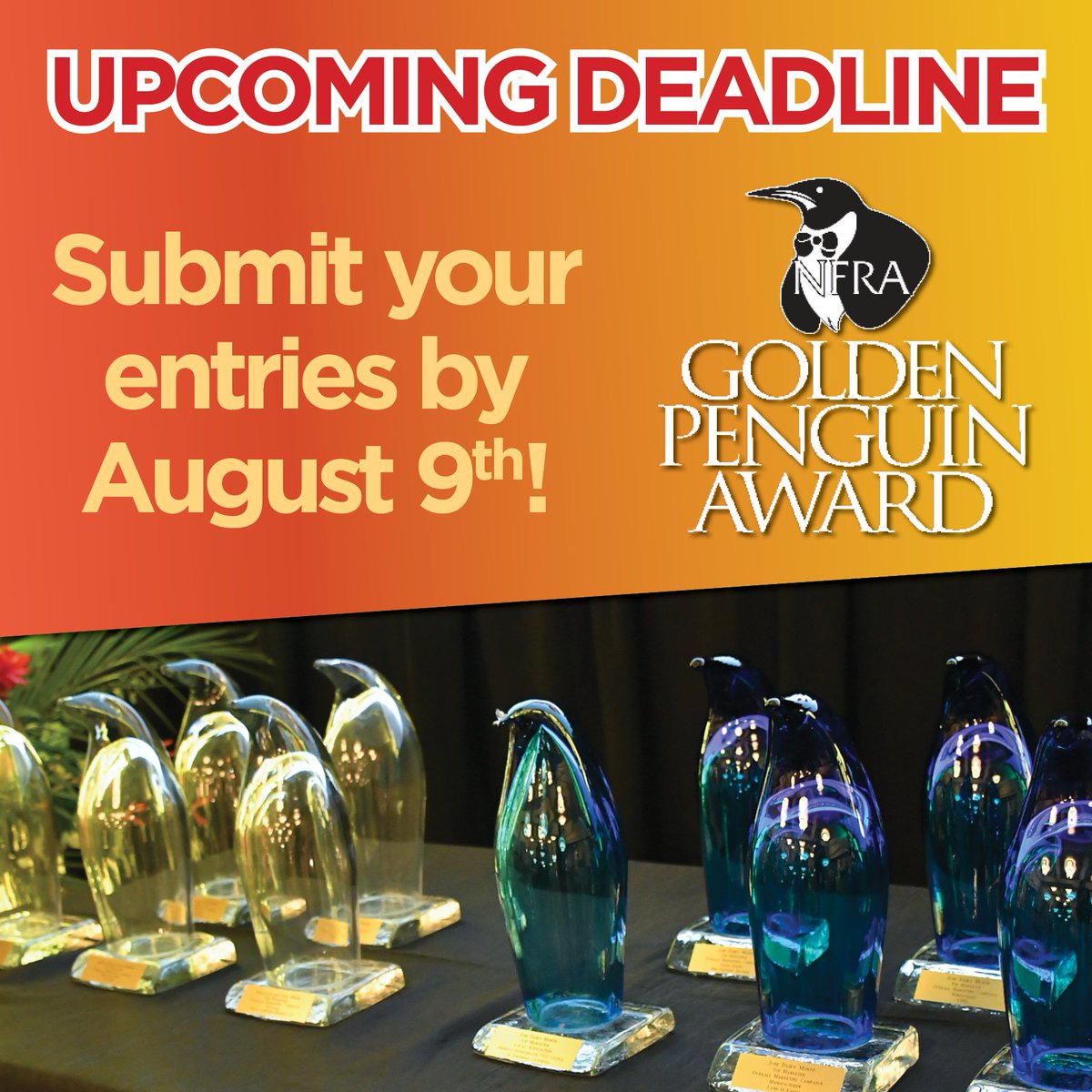 If you promoted #JuneDairyMonth or #IceCreamMonth you can enter your marketing efforts in NFRA's Golden Penguin #Awards competition! Be recognized for your efforts in merchandising these popular promotions 📷Submit your entry online! Full details here 👉 nfraweb.org/annual-promoti…