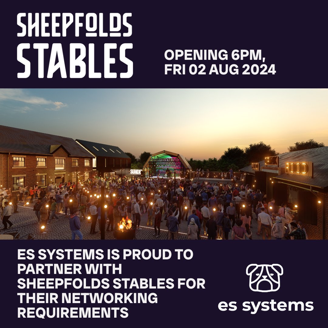ES Systems (@essystemsltd) on Twitter photo 🎉 Exciting News for the North East! 🎉
The opening of <a href="/thesheepfolds/">Sheepfolds Stables</a> is just around the corner bringing a new spot for leisure and events in the heart of Sunderland!
Discover how our cutting-edge network solutions can transform your business! Visit essystems.co.uk/services/conne… 🎉 Exciting News for the North East! 🎉
The opening of <a href="/thesheepfolds/">Sheepfolds Stables</a> is just around the corner bringing a new spot for leisure and events in the heart of Sunderland!
Discover how our cutting-edge network solutions can transform your business! Visit essystems.co.uk/services/conne…