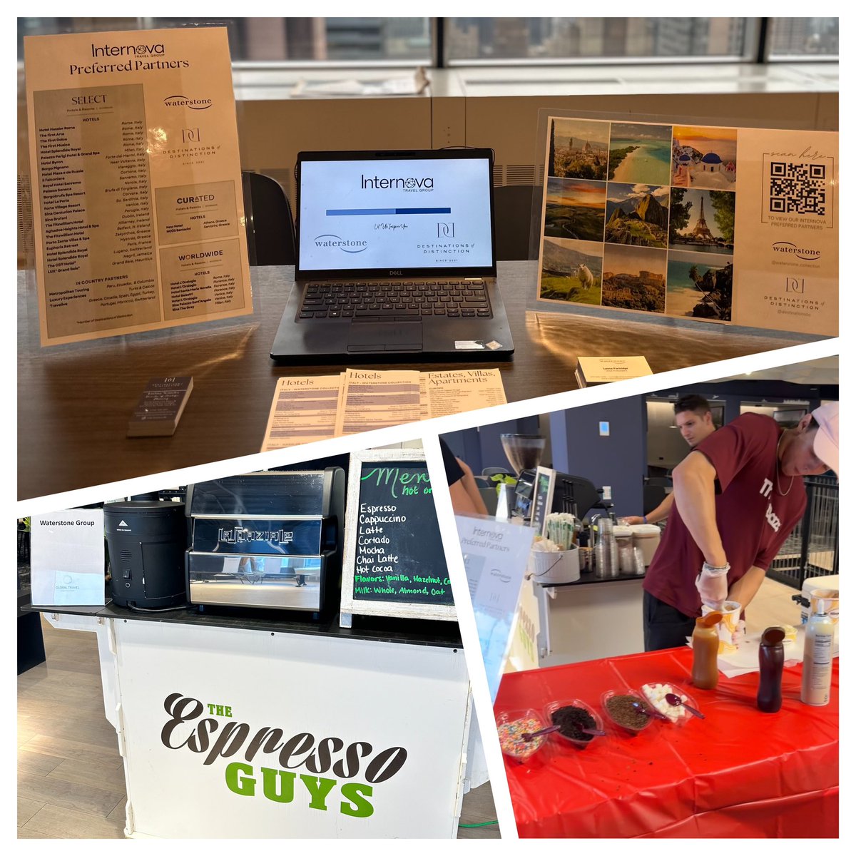 DestinationsLLC's tweet photo. So much fun spending time with our friends at @InternovaHQ for a summer open house.
Of course we had to bring the ☕️ &amp;🍦 https://t.co/k0owPaLaBX