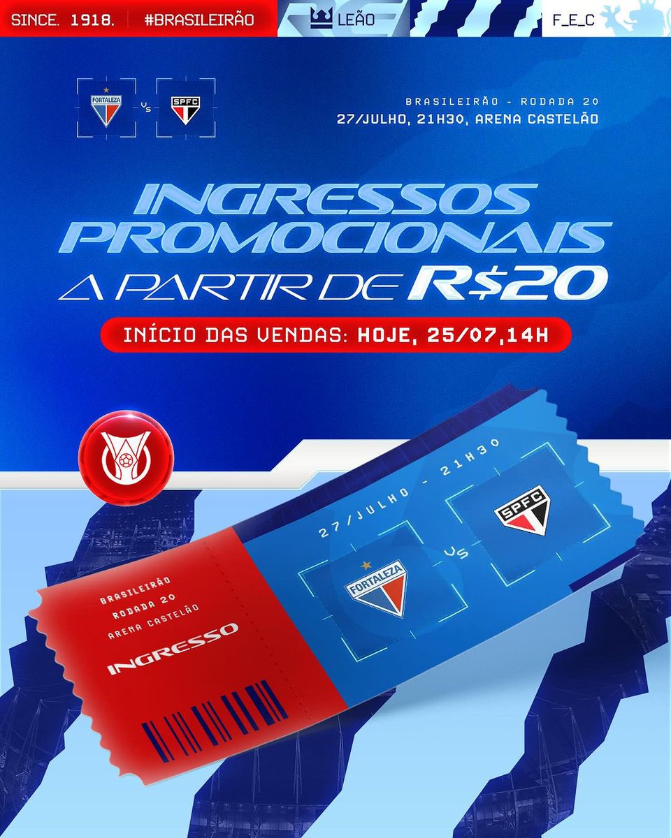 ConselhoFEC's tweet photo. Venda de ingressos a partir das 14h. 🎟️

https://t.co/IRURfmvv1l https://t.co/OM2i7GLJwE
