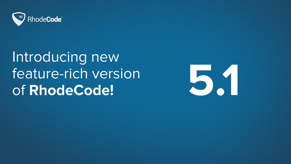 RhodeCode 5.1 is out!
With our feature-rich release, you’ll get:
🔒 2FA
📧 Email-based log-in
🔄 GIT LFS sync automation
🛠️ Branch management enhancements
And more! Check our latest blog post for all the details rhodecode.com/blog/152/rhode…
#rhodecode #svn #mercurial #git #security