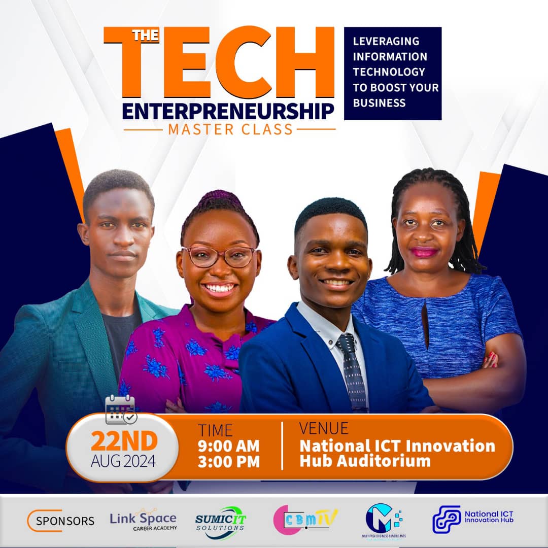 Ednar_Nankya's tweet image. &quot;The Tech Entrepreneurship Masterclass&quot;

When: August 22nd, 9:00AM - 3:00PM EAT
Where: National ICT Innovation Hub ~ @InnovationHubUg 

Join us to learn, network and Innovate!

Register now  ➡  forms.gle/cokF8biQJ6DQMP…

#TechEntrepreneurship #TechMasterclass