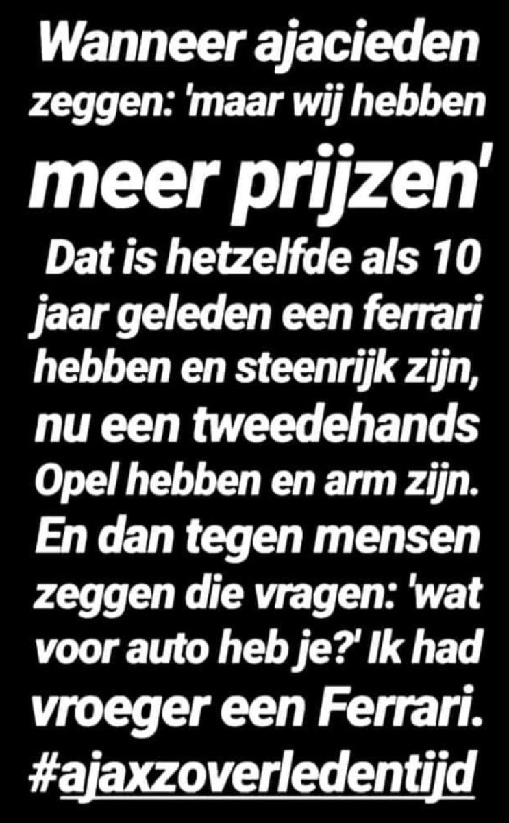 Niet meer met hun bezig 😎