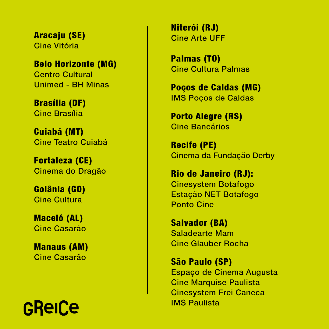 vitrine_filmes's tweet photo. #Greice, que passou por diversos festivais desde Rotterdam até IndieLisboa, conta com programações em mais de 15 cidades!
🗓️ Não perca tempo e garanta seu ingresso no link na bio!
#CinemaNacional #VitrineFilmes #OlharDeCinema #HojeNosCinemas #LeiPauloGustavoSP #tudoviracultsp https://t.co/NCpKIYQrUf