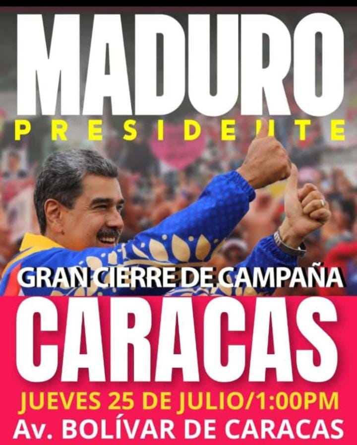 #Cnae Nos vemos en Caracas. 
Vamos Nico 👊💪🇻🇪
#PaLanteEsPaAllá
<a href="/NicolasMaduro/">Nicolás Maduro</a> <a href="/_LaAvanzadora/">Yelitze Santaella</a> <a href="/Soykarinacarpio/">Karina Carpio</a> <a href="/LeiraSuarezPsuv/">LeyraSuarezPsuv</a> <a href="/pedrodiazg59/">Pedro Diaz</a> <a href="/cnaeoficial/">cnaeoficial</a> <a href="/RubenFlores2022/">Ruben Flores</a> <a href="/MinAlimenVen/">minalimentacion_ve</a> <a href="/Minppal_aragua/">Minppal Aragua</a> 
<a href="/LealTelleria/">M/G Carlos Leal Tellería</a> <a href="/PsuvAragua_ofic/">PartidoPSUVAragua</a>
