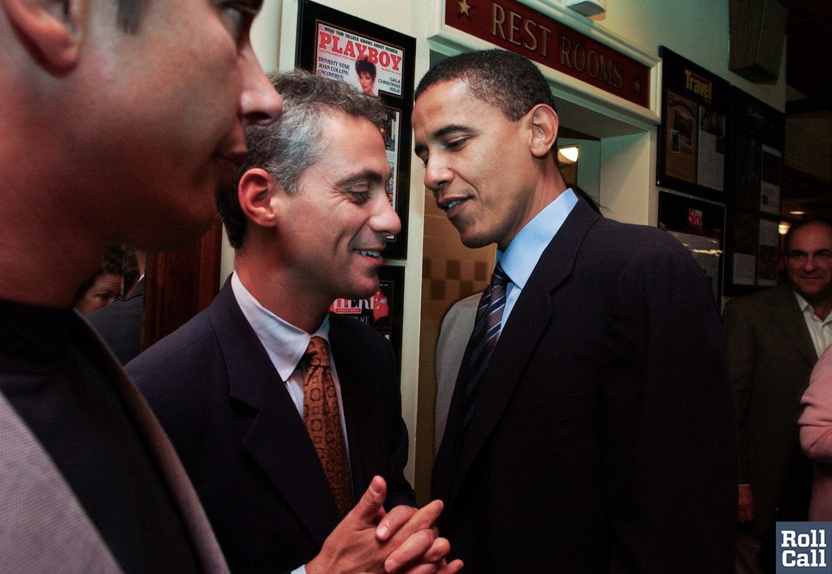 Tom Williams (@pennstatetom) on Twitter photo 20 YEARS AGO TODAY: State Sen. Barack Obama, D-Ill., talks with Rep. Rahm Emanuel, D-Ill., at Union Oyster House ahead of the Democratic National Convention in Boston, Mass., on Sunday, July 25, 2004. <a href="/BarackObama/">Barack Obama</a> <a href="/RahmEmanuel/">Rahm Emanuel</a> <a href="/DemConvention/">2024 Democratic National Convention</a> 20 YEARS AGO TODAY: State Sen. Barack Obama, D-Ill., talks with Rep. Rahm Emanuel, D-Ill., at Union Oyster House ahead of the Democratic National Convention in Boston, Mass., on Sunday, July 25, 2004. <a href="/BarackObama/">Barack Obama</a> <a href="/RahmEmanuel/">Rahm Emanuel</a> <a href="/DemConvention/">2024 Democratic National Convention</a>