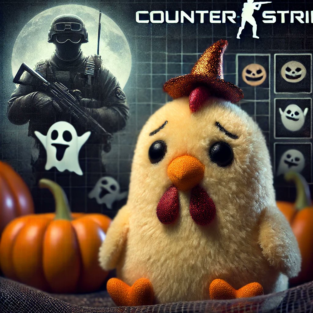 98 days until the best holiday! 🎃👻<a href="/CounterStrike/">CS2</a> please bring back the Halloween chicken!! Its not the same without them 😢🐔#bringbackhalloweenchickens #chicken #CS2