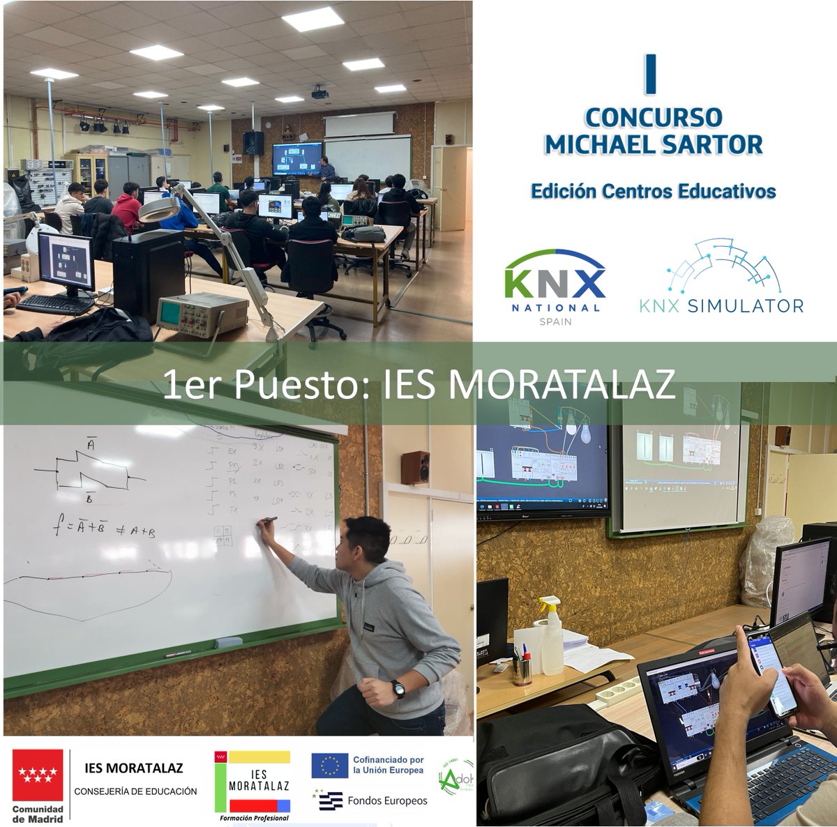 𝗜 𝗘𝗱𝗶𝗰𝗶𝗼𝗻 𝗱𝗲𝗹 𝗖𝗼𝗻𝗰𝘂𝗿𝘀𝗼 𝗞𝗡𝗫 𝗠𝗶𝗰𝗵𝗮𝗲𝗹 𝗦𝗮𝗿𝘁𝗼𝗿 
Centro ganador: 𝗜𝗘𝗦 𝗠𝗢𝗥𝗔𝗧𝗔𝗟𝗔𝗭 🏆
Finalistas: 𝗜𝗘𝗦 𝗠𝗔𝗥𝗜𝗔 𝗜𝗕𝗔𝗥𝗦, 𝗖𝗜𝗣𝗙𝗣 𝗖𝗔𝗡𝗔𝗦𝗧𝗘𝗟𝗟 e 𝗜𝗘𝗦 𝗖𝗔𝗠𝗔𝗦 𝗔𝗡𝗧𝗢𝗡𝗜𝗢 𝗕𝗥𝗜𝗦𝗤𝗨𝗘𝗧
¡Gracias a los 178 participantes!