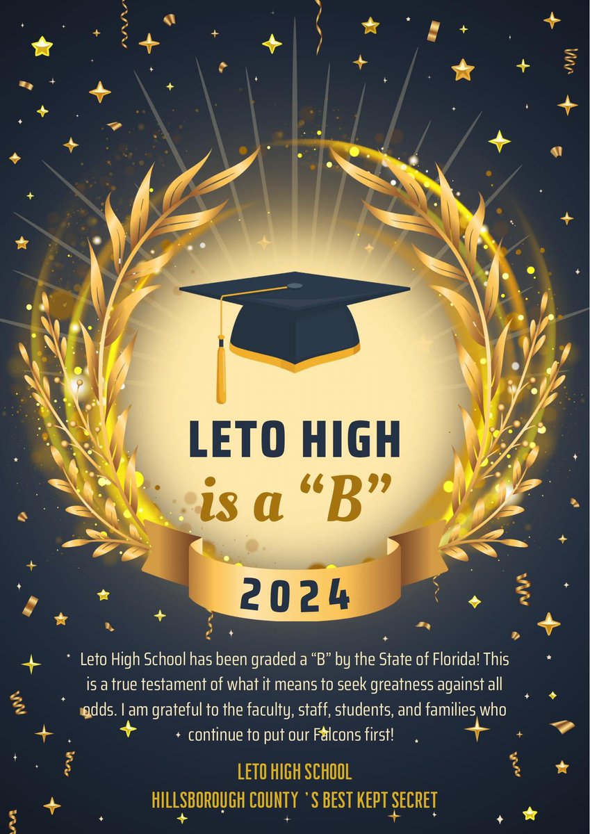 Leto High School tweet media