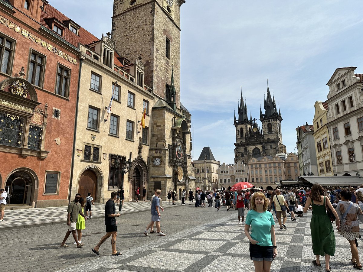 DYSC_LAB's tweet photo. Hello from Prague!  At ICP 2024, Dr. Closson presented @DYSC_LAB research on cultural competence among youth in community-based positive youth development programming. @PsycSMU @SMUScience #positivepsychology #adolescence https://t.co/CYU16qYcd0