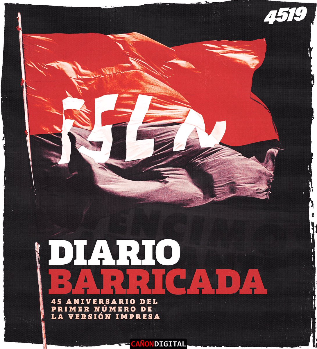 ✊🏻❤️🖤🗞45 Aniversario de fundación del Diario Barricada en su primera edición impresa semana después del triunfo de la revolución popular sandinista del 19 de julio de 1979 y sirvió como medio de comunicación, propaganda e ideología del FSLN.
-
-
-
#4519LaPatriaLaRevolución