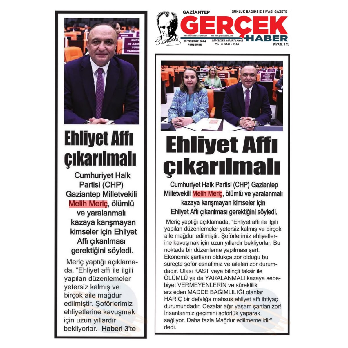 melih_meric's tweet photo. Milyonlarca insanı ilgilendiren ehliyet affı konusunda AKP kurmayları ve bakanların sessiz kalmaya devam ediyor. Halkın mağduriyetleri umurlarında değil. Çünkü halktan koptular. Ama biz sahadayız ve vatandaşın yaşamsal alandaki sıkıntılarını yerinde dinliyoruz. Şu ana en çok gündeme getirilen konu ehliyet affıdır. Bazı suçlar kapsam dışında bırakılarak ehliyet affını yasalaşması gerekiyor. 1 milyonu aşkın vatandaşımızın mağduriyetine seyirci kalamayız.#CHP #Gaziantep @gercekhaber27