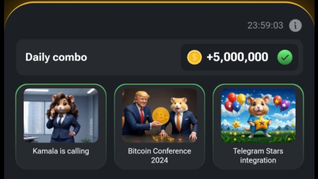 JohnnyThong7's tweet photo. 💥 July 25 Three hamster cards today, come in and get 5M,
New friends register here:
https://t.co/bcwhpoNoPC
--- Tele team lets you hunt for odds 2024 -2025; https://t.co/LFeUxGEj90
#HAMSTERKOMBAT
#emilycrypto
#tradecoinasia https://t.co/xmjcW6kKha