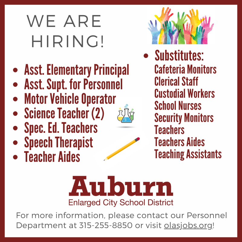 We are hiring! #AECSDpride