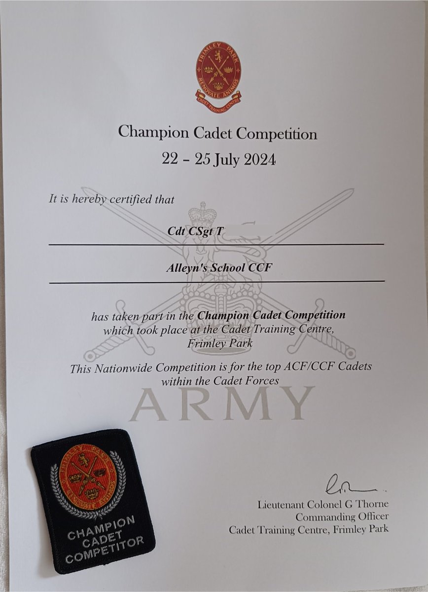 CCF at Alleyn's School tweet media