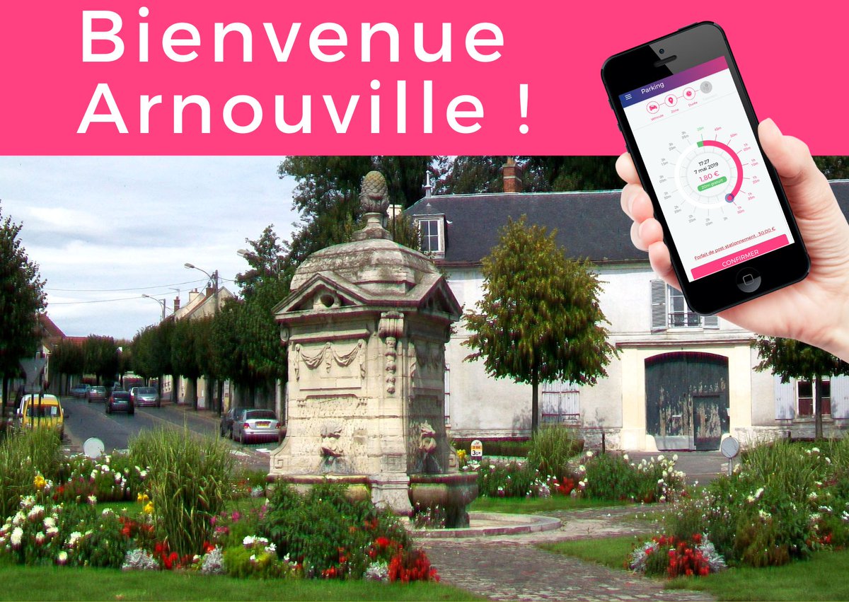 L#'application flowbird est disponible à #Arnouville!
Stationnez en toute sérénité dans cette ville du Val d'Oise!  Payez, prolongez ou stopper votre ticket depuis votre #mobile.
▶️Inscription gratuite
bit.ly/2J3A0kN
#mobilité #stationnement  #iledefrance
