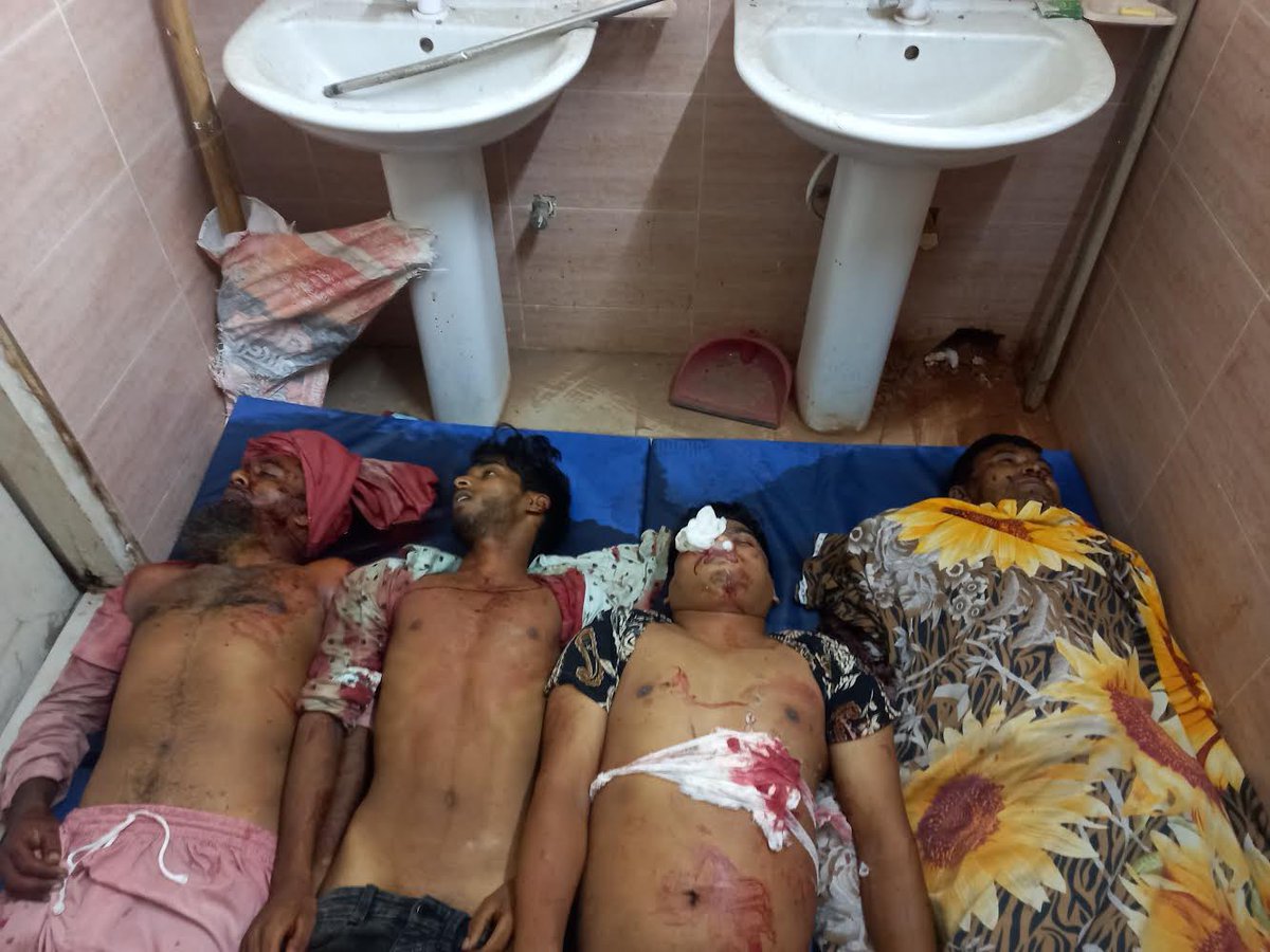 ridoanmahbub's tweet photo. @albd1971 Human lives vs. metro rail station? What is more valuable? Hasina had the time to visit the vandalized train station, but she did not visit a single dead body of the students whom the security forces shot dead under her instruction. This speaks volumes about her. https://t.co/u4miEJh3cV