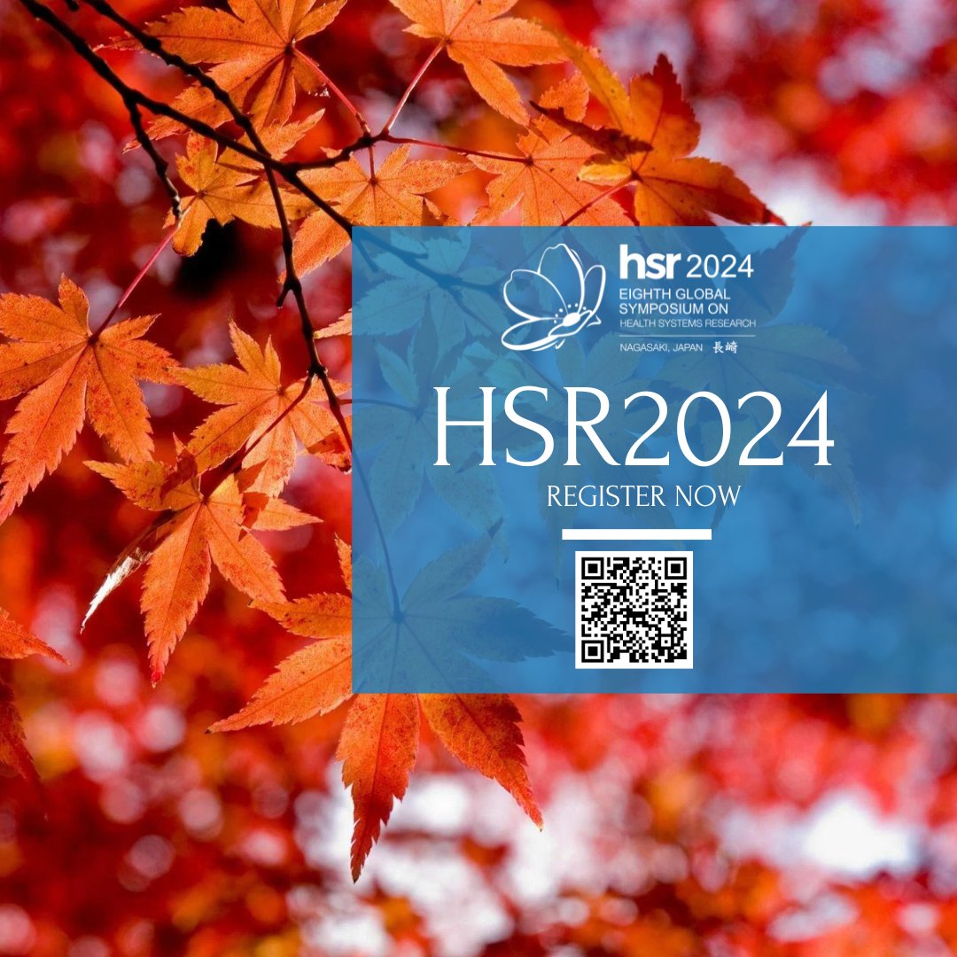 H_S_Global's tweet photo. π Ready for #HSR2024? Make sure to register for the event hosted by Nagasaki University in Japan from November 18-22! #GlobalHealth #HealthSystem #NagasakiUni
@NU_kouhou @tmgh_nagasaki https://t.co/5qjj6JGzRS