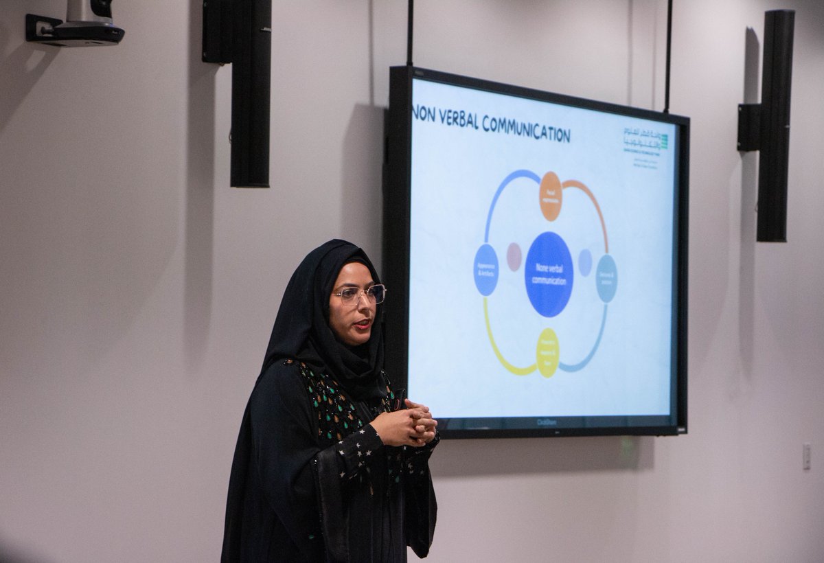 QSTP's tweet photo. With160 attendees representing 20 countries and 15 universities, this week's QSTP workshops were about how to present yourself and your brand. We explored #HowtoPitchYourIdea with Zahir Ali (Hub 17 CEO) and #EffectiveCommunicationSkills with Moza Al-Naemi (QSTP Industry Manager). https://t.co/SDlGks6J7N