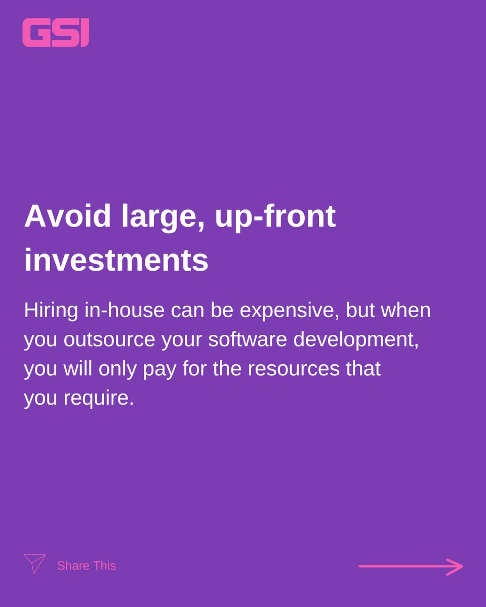 Geiselsoftware's tweet image. Outsourcing your software development can provide access 

to engineers who have a proven track record of ⤵️

📝 Understanding customer problems

📚 Delivering customized solutions tailored to specific needs

#SoftwareDevelopment #SoftwareOutsourcing #SoftwareConsulting