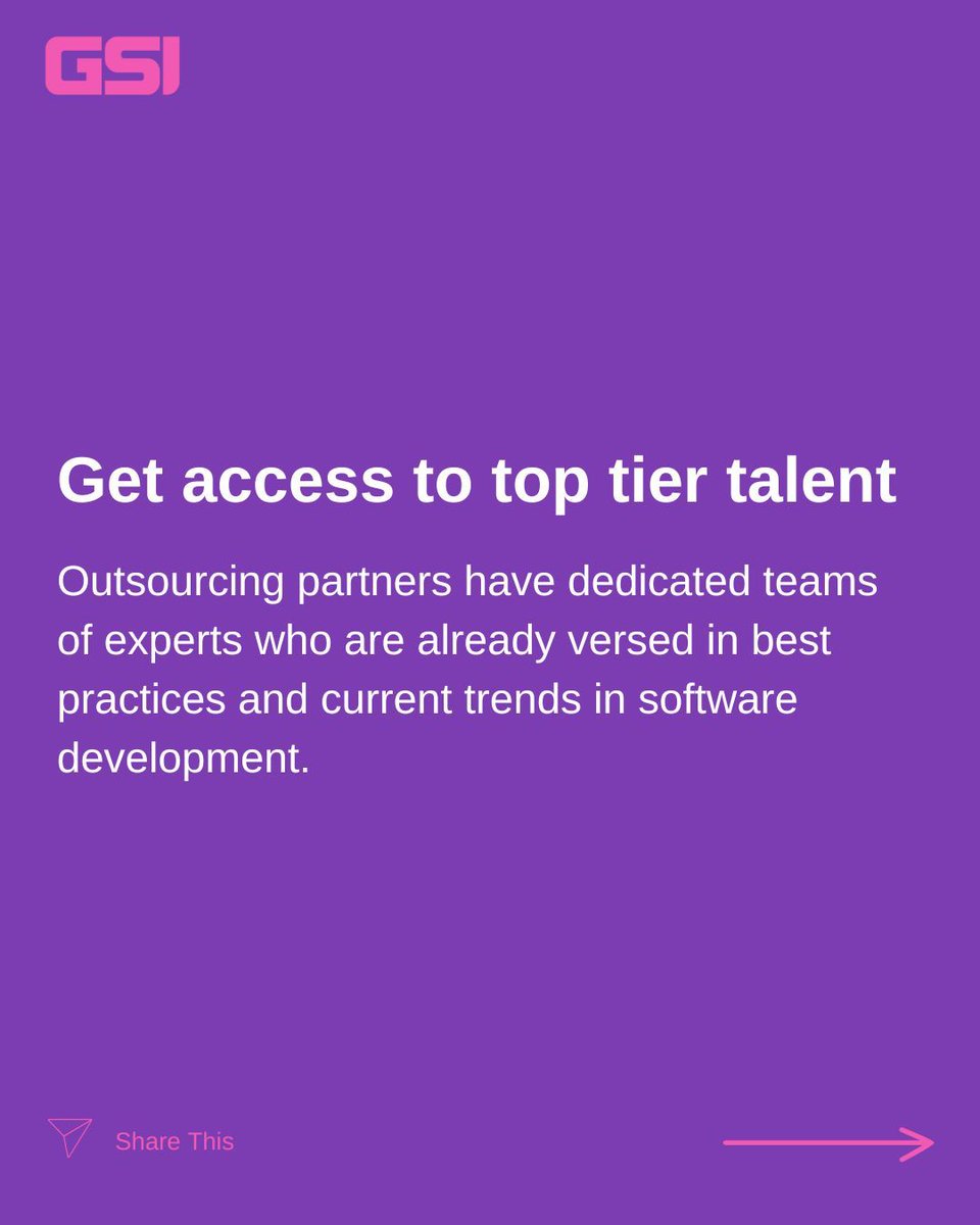 Geiselsoftware's tweet image. Outsourcing your software development can provide access 

to engineers who have a proven track record of ⤵️

📝 Understanding customer problems

📚 Delivering customized solutions tailored to specific needs

#SoftwareDevelopment #SoftwareOutsourcing #SoftwareConsulting