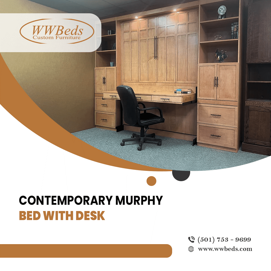 wwbeds's tweet photo. Elevate your home office with a Contemporary Murphy Bed with Desk from WWBeds Custom Furniture. Enjoy a sleek, modern design that seamlessly integrates work and rest in one compact solution. 

 https://t.co/paoU8qPsx7 

#HomeOffice #ModernDesign #MurphyBed #WWBeds https://t.co/YXMEdHnbDJ