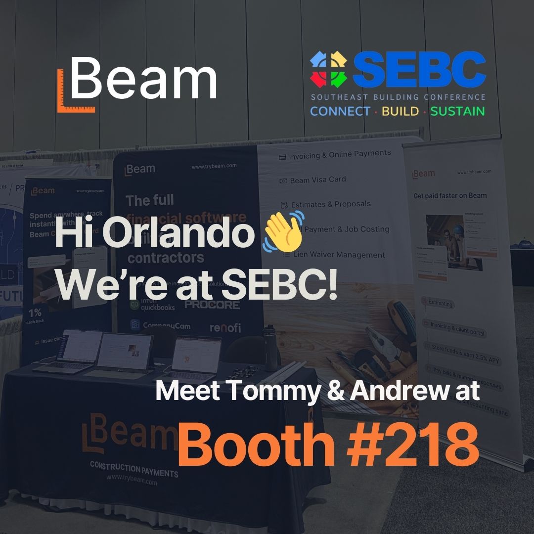 trybeamhq's tweet image. Hi Orlando 👋 We&apos;re at @SEBCShow ! Meet the team at Booth #218! #southeastbuildingconference
