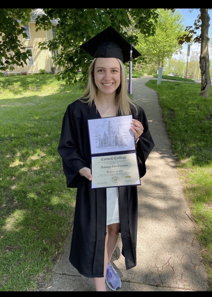 Delaney Thomas '24 from Waterford, Wisconsin, is in the management trainee program at Consolidated Electrical Distributors. After 2 years, she'll run her own office!

Class of 2024, tell us your post-grad story for a chance at a $50 gift card!

app.joinhandshake.com/first_destinat…