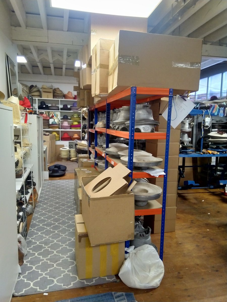 Amazing visit to The Panama Hat Company in Luton today! Fantastic hand made beautiful hats. Using traditional methods, some of their machinery is over a century old.