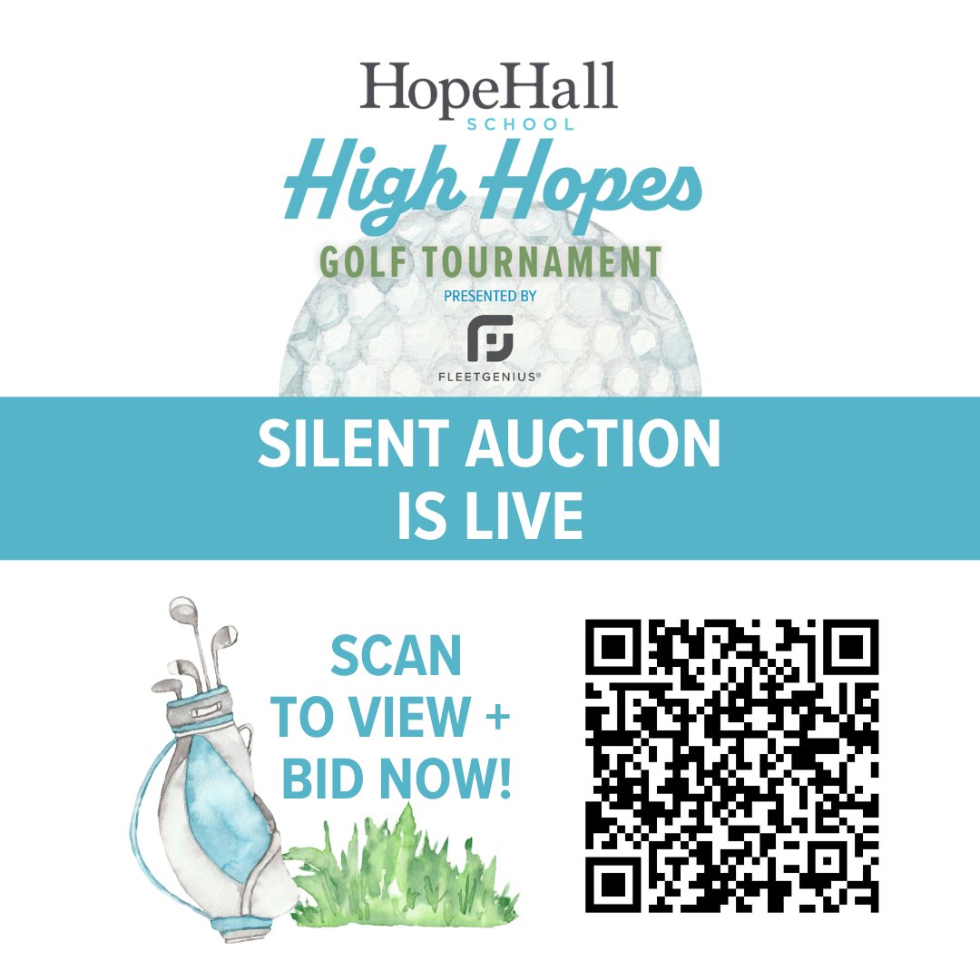 Our High Hopes Golf Tournament presented by FleetGenius is happening Monday. The event is sold out again this year, but there are still ways to score big and help support our school. Our silent auction is now open! Head to ow.ly/Ly0G50SJiGQ &amp; start bidding TODAY!