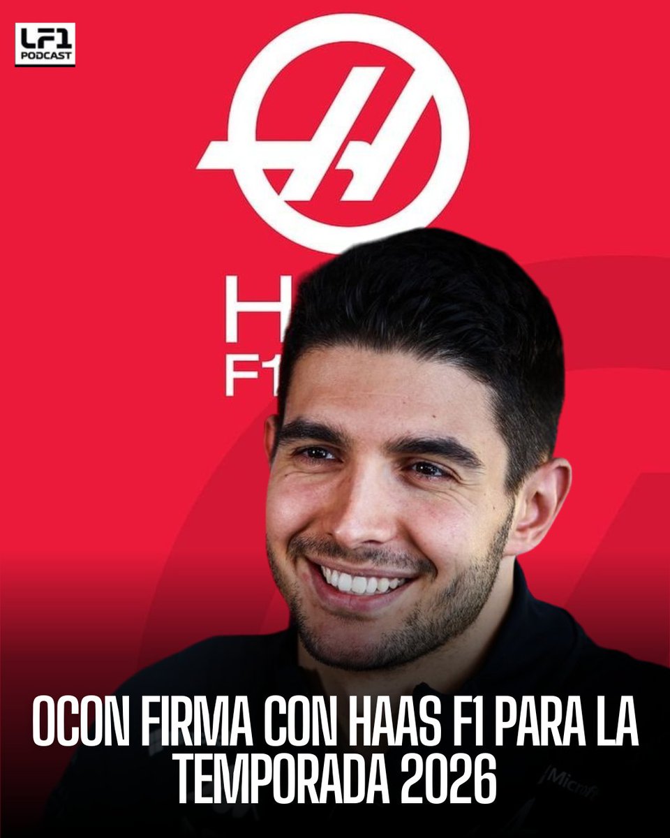 jorger_r's tweet photo. . @OconEsteban asegura un por lo menos un par de años más en la #F1 firma contrato Multi Anual con @HaasF1Team  

Tendrá controversial coequipero @OllieBearman en su año de debut https://t.co/6QkU9eNA41