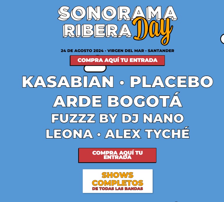 LTMusics's tweet photo. #NOVEDADES @arde_bogota cierra el cartel del Sonorama Ribera Day en Santander  , ya os adelantábamos a principios que de mes que banda para cerrar el cartel , pues aquí la tenemos

https://t.co/MLd3vjRRGD

@sonoramaribera @EmergeMyC https://t.co/tfZeaO8p4K