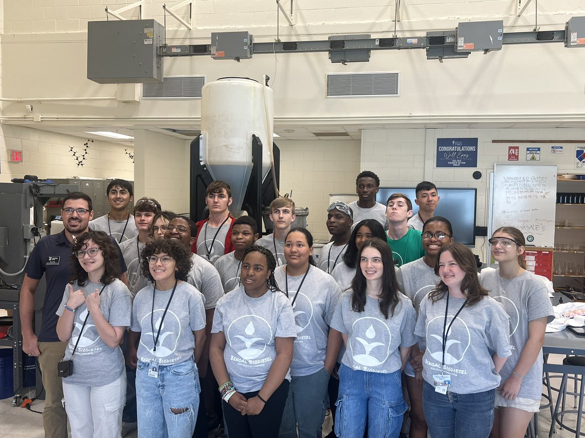 The <a href="/bengalbiodiesel/">Bengal Biodiesel</a> camp is wrapping up today. These students from all high schools in <a href="/RichlandTwo/">Richland School District Two</a> have had a summer of learning, growing, &amp; becoming #futureready!